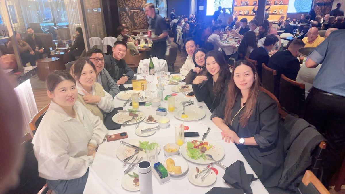 Dinner with our partners