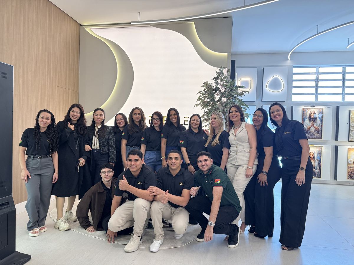 Team visit to our partner's showroom in Brazil